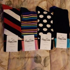 4 pair of happy socks brand new with tags